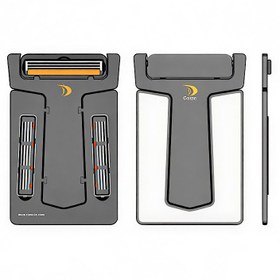 تصویر خود تراش کارتی Carzor مدل دو تیغ 