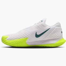 تصویر کفش تنیس مردانه نایک Nike Court Zoom Vapor Cage 4 RAFA HC Tennis Shoes- سفید/ زرد 