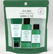 تصویر کیت مسافرتی مینیسو، مدل Miniso Tea Tree Portable Travel Set، چای سبز ، ۳ تیکه 