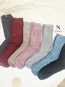 تصویر جوراب مخملی 