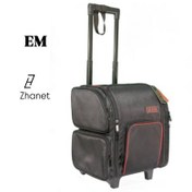 تصویر کیف ابزار برزنتی چرخ دار E.M 