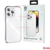 تصویر کاور شفاف گرین لاین Delgado مگ سیف مناسب برای اپل iphone 15 Pro Max MagSafe Delgado Clear Case for iPhone 15 Pro Max