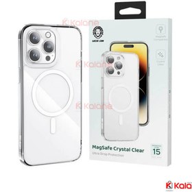 تصویر کاور شفاف گرین لاین Delgado مگ سیف مناسب برای اپل iphone 15 Pro Max MagSafe Delgado Clear Case for iPhone 15 Pro Max