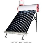 تصویر آبگرمکن خورشیدی ایلسان ۳۰۰ لیتری فلوتردار 