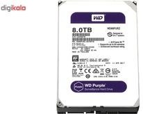 تصویر هارددیسک اینترنال وسترن دیجیتال مدل Purple WD84PURZ ظرفیت 8 ترابایت Western Digital Purple WD84PURZ Internal Hard Disk 8TB