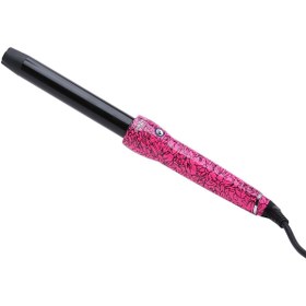 تصویر فرچه فر کننده بدون گیره صورتی/مشکی برند jose eber Clipless Curling Iron Rod Pink/Black