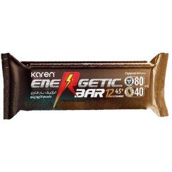 تصویر انرژی بار کارن طعم کاپوچینو وزن ۴۵ گرم 