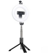 تصویر رینگ لایت ایکس او مدل SS12 با سه پایه ۹۵ سانتی‌متری 