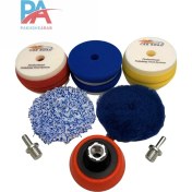 تصویر مجموعه پد پولیش 3 اینچ (7.5 سانت) لیدمکس مخصوص دیتیلینگ Leadmax 3 Inch Pad Set 