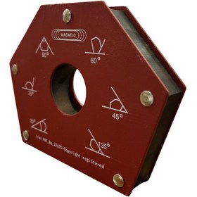 تصویر گونیای مغناطیسی شش گوش سایز 5 اینچ 