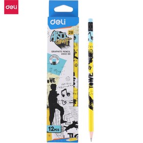 تصویر مداد مشکی 2B دلی Deli pencile 2B