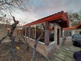 تصویر پنجره دوجداره upvc رنگی 