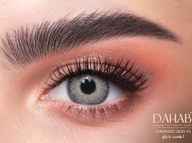 تصویر لنز رنگی دهب لومیر گری و هیزل 