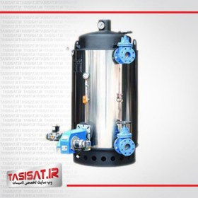 تصویر دیگ فولادی دابو صنعت طراحی و ساخت این دیگ ها براساس استاندارد DS 2790 و DIN آلمان صورت می پذیرد.