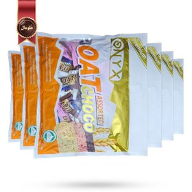 تصویر 6 بسته شکلات غلات اوت چوکو سه طعم Oat choco assorted مدل onyx وزن 400 گرمی 