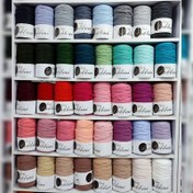 تصویر تریکو بوبینی رنگی متراژ حدود ۱۲۰ متر کلاف ۵۰۰ گرم 