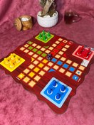 تصویر منچ و مارپله چوبی بزرگ Big wooden hammer and hammer