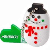 تصویر فلش مموری ایکس انرژی مدل اسنومن با ظرفیت 32 گیگابایت x-ENERGY Snowman 32GB USB 3.1 Flash Memory