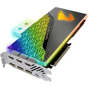 تصویر کارت گرافیک گیگابایت AORUS GeForce RTX 2080 Ti XTREME WATERFORCE WB ظرفیت 11 گیگابایت GigaByte AORUS GeForce RTX 2080 Ti XTREME WATERFORCE WB 11G Graphics Card