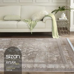 تصویر فرش ماشینی 700 شانه کد 71017 نسکافه ای 