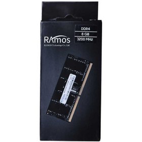 تصویر رم لپ تاپ RAmos RM4S8G 8GB 3200MHz CL22 DDR4 SO-DIMM 