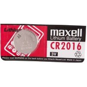 تصویر باتری سکه‌ای مکسل مدل CR-2016 لیتیوم maxell cr-2016 battery lithion