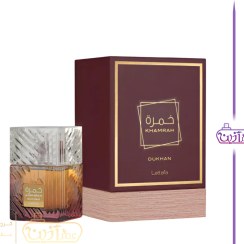 تصویر عطر ادوپرفیوم لطافه مدل خمره دخان مردانه رایحه شیرین 