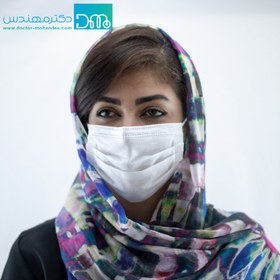تصویر ماسک سه لایه جراحی کش دار 10عددی دی ماسک 