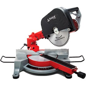 تصویر اره فارسی بر دو طرفه 255 میلیمتر برقی 1600 وات اسلایدی دینامی محک مدل IMS-255/S Dual Beval Sliding Compound Miter Saw MS-255/S Mahak