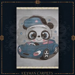 تصویر قالیچه مدرن آنا کد ۵۰۳۴ طرح عروسکی پاندا 