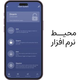 تصویر سیستم دزدگیر هوشمند وای فای تویا GSM 