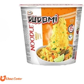 تصویر نودل لیوانی دودومی با طعم ادویه کاری حجم 60 گرم Dodomi noodles with curry spice flavor 60gr