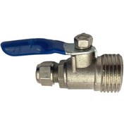 تصویر شیر ورودی ساید و کولر مدل 1/2 به 1/4 