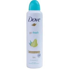 تصویر اسپری ضد تعریق داو با رایحه گلابی و آلوئه ورا مدل Go Fresh حجم 250 میلی لیتر 