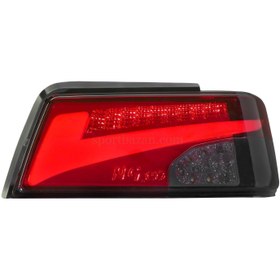 تصویر چراغ عقب اسپرت پژو پارس طرح NX قرمز دودی 