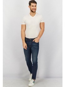 تصویر شلوار جین کشی مردانه مدل D-Strukt، فیت اسلیم، آبی برند diesel Men D-Strukt Slim Fit Stretchable Denim Jeans, Blue