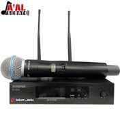 تصویر میکروفون بی سیم شور مدل QLXD4/BETA58 نوع داینامیک 