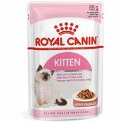 تصویر پوچ بچه گربه رویال کنین 4 - 12 ماه مدل ژله ای 85 گرم Royal Canin Kitten