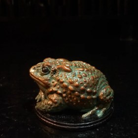 تصویر مجسمه دکوری وزغ Decorative toad statue