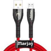 تصویر کابل شارژر USB به Micro USB برند Marjay (یک متری) 