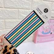 تصویر هایلایتر نواری شفاف رنگی نئونی و پاستلی 