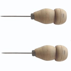 تصویر درفش مدل دسته چوبی کد CHO2 بسته 2 عددی (بسیار تیز) 