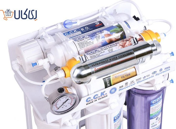 دستگاه تصفیه آب سی سی کا مدل RO8_ORP هشت مرحله ای