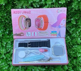 تصویر ساعت هوشمند دخترانه همراه با کیت آرایش RZ01 Ultra 2 