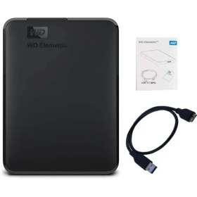 تصویر هارد اکسترنال 500 گیگ وسترن دیجیتال مدل Elements اصلی و آکبند Western Digital Elements 500GB External Hard Drive