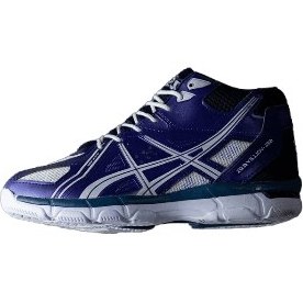 تصویر کفش والیبال اسیکس طرح اصلی Asics volleyball Purple Blue 