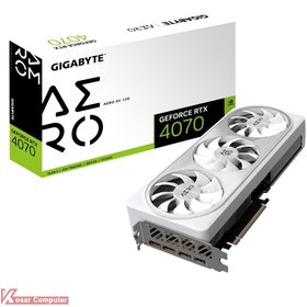 تصویر کارت گرافیک گیگابایت GeForce RTX 4070 AERO OC 12G GIGABYTE GeForce RTX 4070 AERO OC 12G GDDR6X Graphics Card