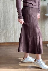 تصویر دامن بافت زنانه مدل بافت ترک 