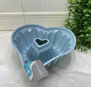 تصویر قالب کیک و ژله سیلیکونی قلبی 