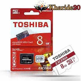 تصویر قیمت فروش عمده رم میکرو توشیبا Toshiba 8GB 90MB 